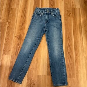 Good American Denim Straight Leg Jeans